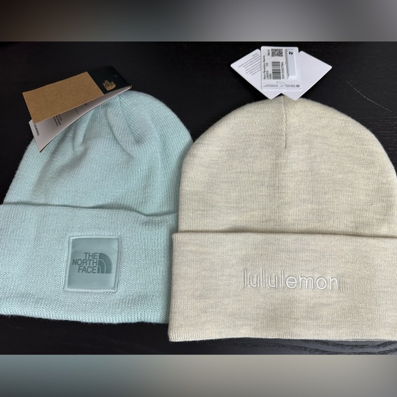 lululemon athletica Accessories - NWT 1 Lululemon and 1 The North Face beanies- purchase is for both.